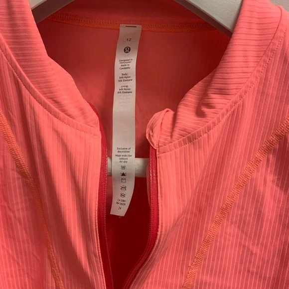 Lululemon | GLOSS TRIM RUN 1/2 ZIP LONG SLEEVE - Picture 5 of 6